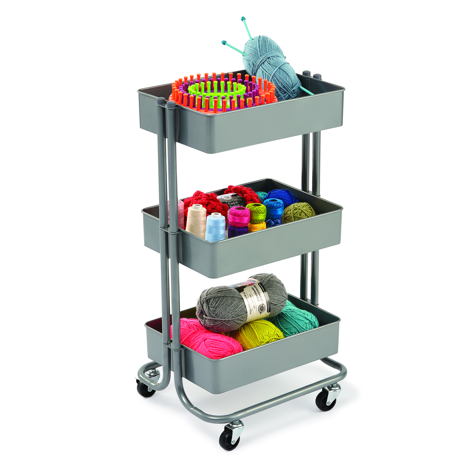 Lexington Rolling Cart in Grey from Michaels
